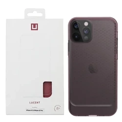Silikonowe etui do Apple iPhone 12/ 12 Pro UAG Lucent - różowe (Dusty Rose)