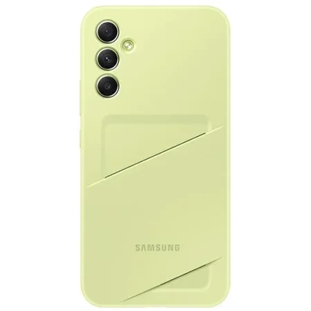 Etui na telefon Samsung Galaxy A34 5G Card Slot Case - limonkowe (Lime)