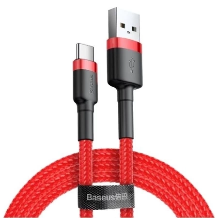 USB-A to USB-C Baseus Cafule 3A cable - red 0.5 m 