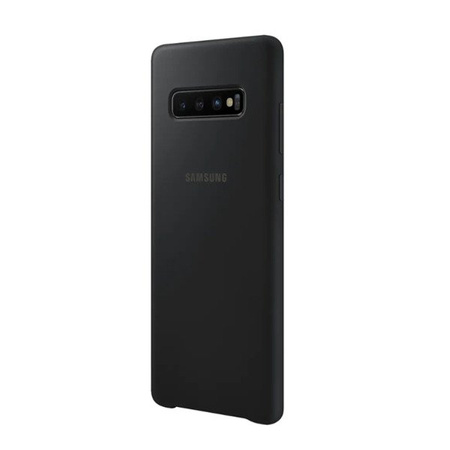 Etui na telefon Samsung Galaxy S10 Plus Silicone Cover - czarne