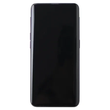 Genuine LCD display with bezel for Oppo Find X - black and purple (Wine Red)