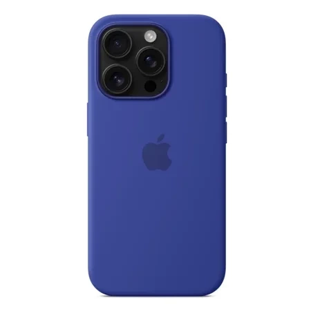 Apple iPhone 16 Pro Silicone Case MagSafe - Blue (Ultramarine)