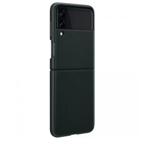 Samsung Galaxy Z Flip3 etui skórzane Leather Cover EF-VF711LGEGWW - zielone