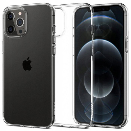 Apple iPhone 12/ 12 Pro silicone case Spigen Liquid Crystal ACS01697 - transparent 