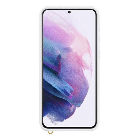 Samsung Galaxy S21 Plus etui Clear Protective Cover EF-GG996CWEGWW - transparentne z białą ramką