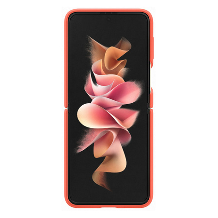 Samsung Galaxy Z Flip3 5G case Silicone Cover with Ring EF-PF711TPEGWW - coral