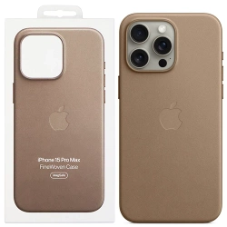 Apple iPhone 15 Pro Max FineWoven Case MagSafe - Brown (Taupe)