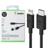 Belkin Boost Charge 1.2 m USB-C to Lightning cable - black