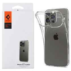 Apple iPhone 13 Pro silicone case Spigen Liquid Crystal ACS03254 - transparent