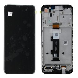 Motorola Moto G10 wyświetlacz LCD z ramką  - czarny