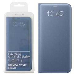Etui na telefon Samsung Galaxy S8 Plus LED View Cover - niebieskie