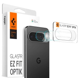 Spigen Glas camera tempered glass for Google Pixel 9 Pro.TR EZ FIT OPTIK 2 pieces - transparent