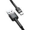 Baseus Cafule 2A USB-A to USB-C cable - black-gray 3m