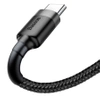 USB-A to USB-C Baseus Cafule 3A cable - black-gray 1 m 