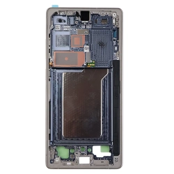 LCD body for Samsung Galaxy S25 Ultra original - gray (Titanium Gray)