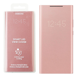 Etui na telefon Samsung Galaxy Note 20 Ultra Smart LED View Cover - miedziane