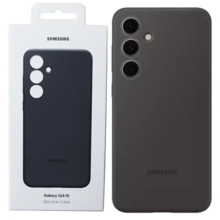 Samsung Galaxy S24 FE Silicone Phone Case - black