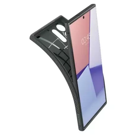 Silikonowe etui Spigen Liquid Air do do Samsung Galaxy S23 Ultra - zielone (Abyss Green)