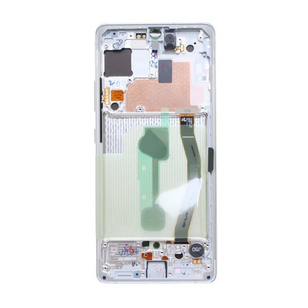 Samsung Galaxy S10 Lite wyświetlacz LCD - biały