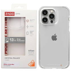 Etui do Apple iPhone 14 Pro Max Zagg Crystal Palace - transparentne