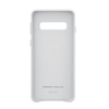 Samsung Galaxy S10 Leather Cover phone case - white