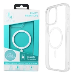 Case for Apple iPhone 15 Pro Max Just Must MagSafe Crystal - transparent