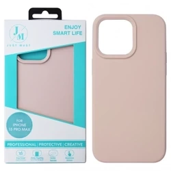 Case for Apple iPhone 15 Pro Max Just Must MagSafe Regular Defense Silicone - pink