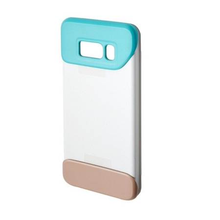 Samsung Galaxy S8 2Piece Cover phone case - mint and beige