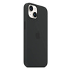 Silicone case for Apple iPhone 14 MagSafe - black (Midnight)