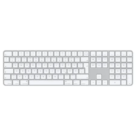 Apple Magic Keyboard with Touch ID and Numeric Keypad (German layout) - white