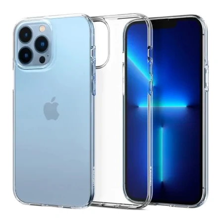 Etui silikonowe na Apple iPhone 13 Pro Max Spigen Liquid Crystal - transparentne 