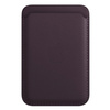 Apple Leather Wallet iPhone MagSafe - purple (Dark Cherry)