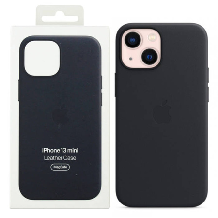 Apple iPhone 13 mini Leather Case MagSafe MM0M3ZM/A - Black (Midnight)