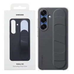Samsung Galaxy S25 Standing Grip Phone Case - Graphite (Black)