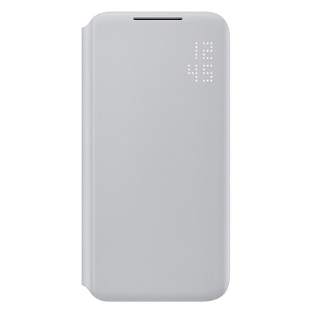 Etui na telefon Samsung Galaxy S22 Smart LED View Cover - szare (Light Gray)