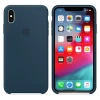 Silikonowe etui Apple iPhone XS Max Silicone Case - ciemnozielony (Pacific Green)