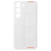 Case with strap for Samsung Galaxy S23 Silicone Grip Case - white