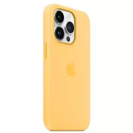 Apple iPhone 14 Pro Max Silicone Case MagSafe - Yellow (Sunglow)