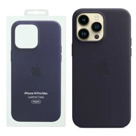 Apple iPhone 14 Pro Max Leather Case MagSafe - Ink (Ink)