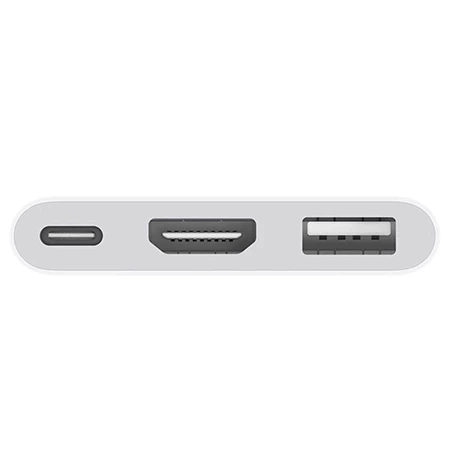 Apple adapter from USB-C to Digital AV connector - white