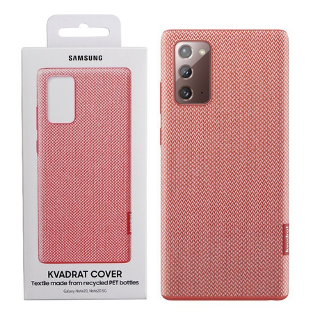 Samsung Galaxy Note 20 case Kvadrat Cover EF-XN980FREGWW - red