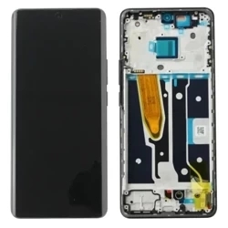Oryginalny wyświetlacz LCD z ramką do Realme 11 Pro Plus 5G - czarny (Astral Black)
