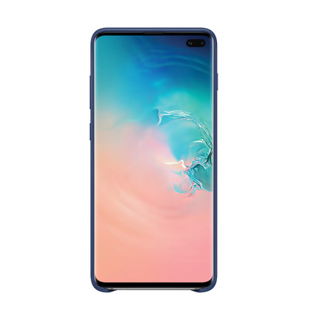 Etui skórzane na telefon Samsung Galaxy S10 Plus Leather Cover - granatowe (Blue Arctic)