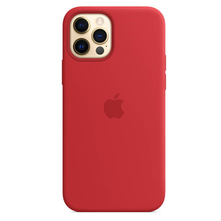 Apple iPhone 12/ 12 Pro silicone case MHL63ZE/A - Red (Red)