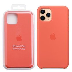 Apple iPhone 11 Pro silicone case MWYQ2ZM/A - orange (Orange)