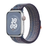 Strap for Apple Watch 42/ 44/ 45/ 49 Ultra/ Ultra 2 Nike Sport Loop - Blue (Game Royal/Orange)