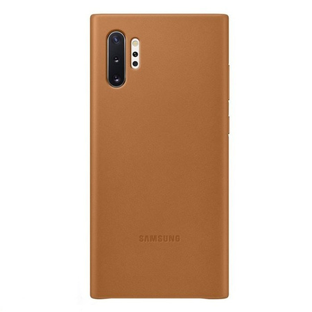 Samsung Galaxy Note 10 Plus leather case Leather Cover EF-VN975LAEGWW - brown (Camel)