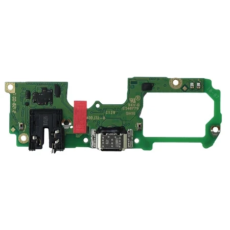 Board with USB-C charging connector, microphone and headphone connector for Oppo A73