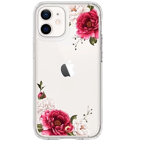 Cyrill Cecile Apple iPhone 12 mini case - transparent (Red Floral)