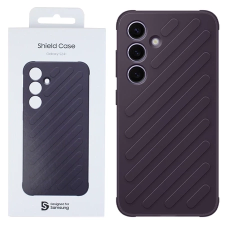 Etui na telefon Samsung Galaxy S24 Plus Shield Case - fioletowe (Dark Violet)